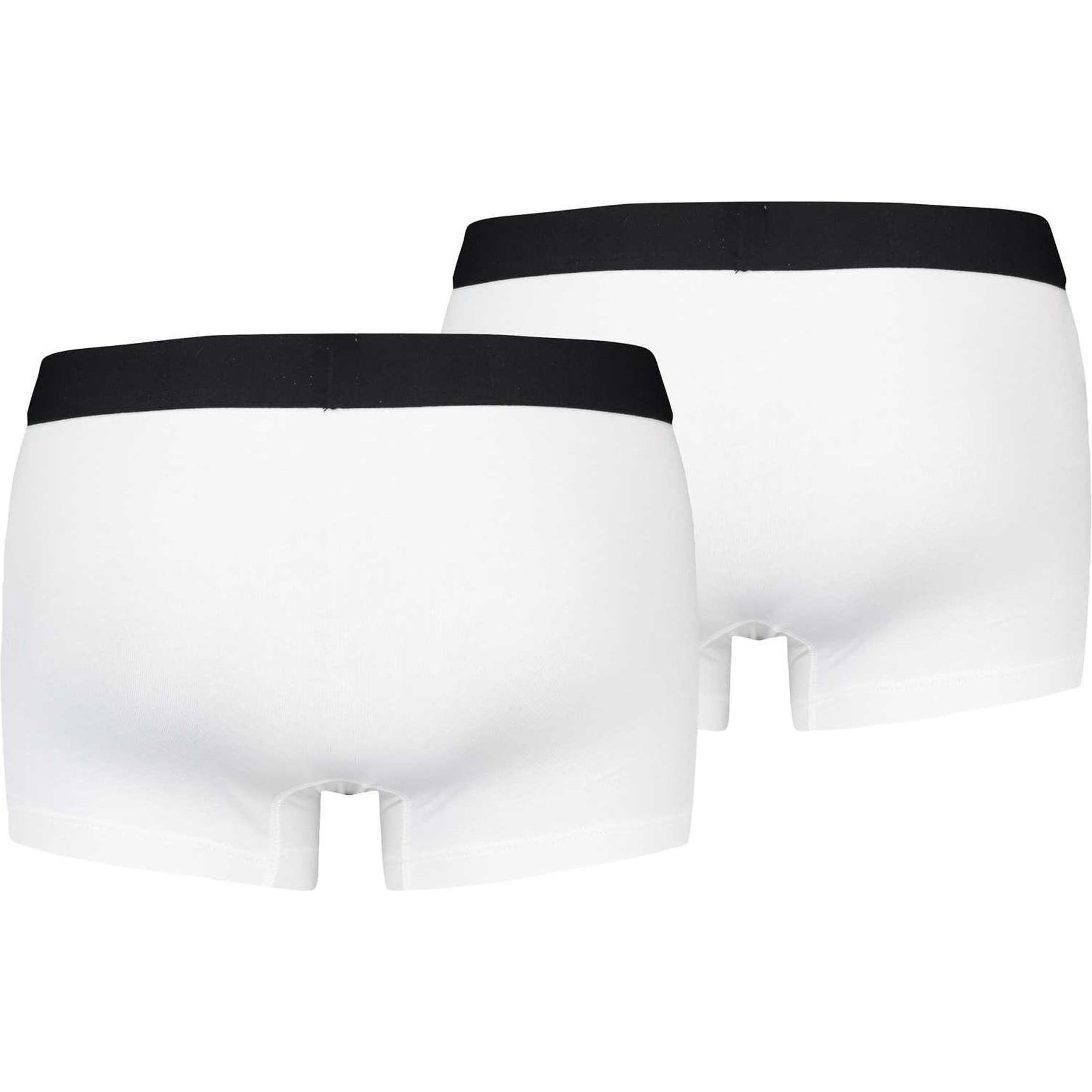 Thumbnail - Levis, Herren, Unterhosen, Boxershort Casual Figurbetont, Weiss, (M, 2er Pack)