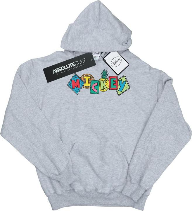 Actual product image Disney Boys Mickey Mouse Fruit Blocks Hoodie (152, 158)