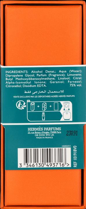 Actual product image Hermès Eau d'Orange Verte (Eau de toilette, 50 ml)