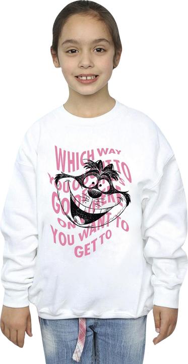 Produktbild Disney Mädchen Alice im Wunderland Chesire Katze Sweatshirt (140, 146)