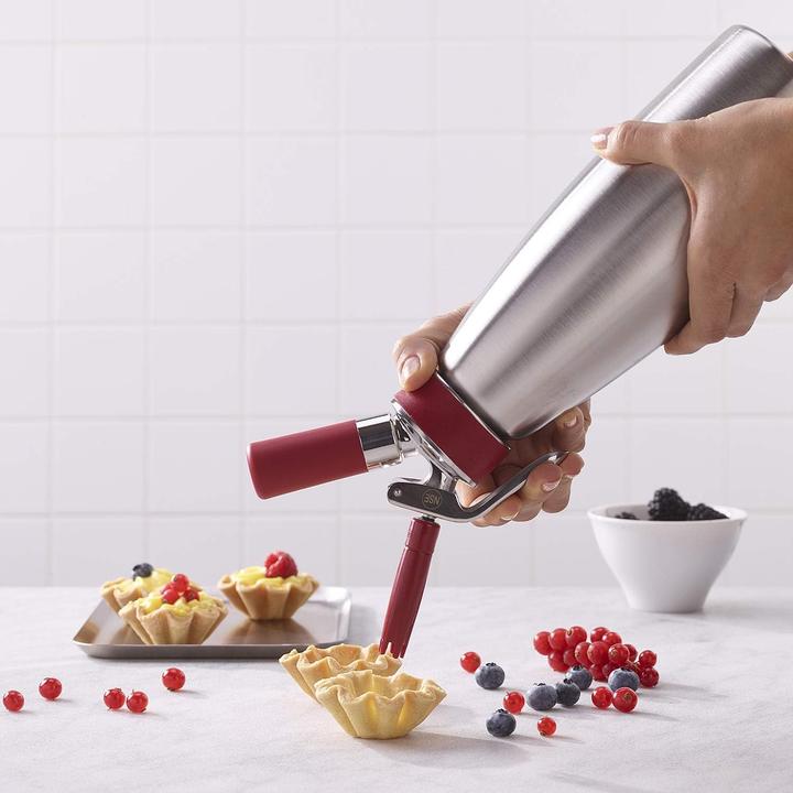 Produktbild Rosenthal Sahnesiphon 1,0 L Gelati / Edelstahl/Rot (1 l)