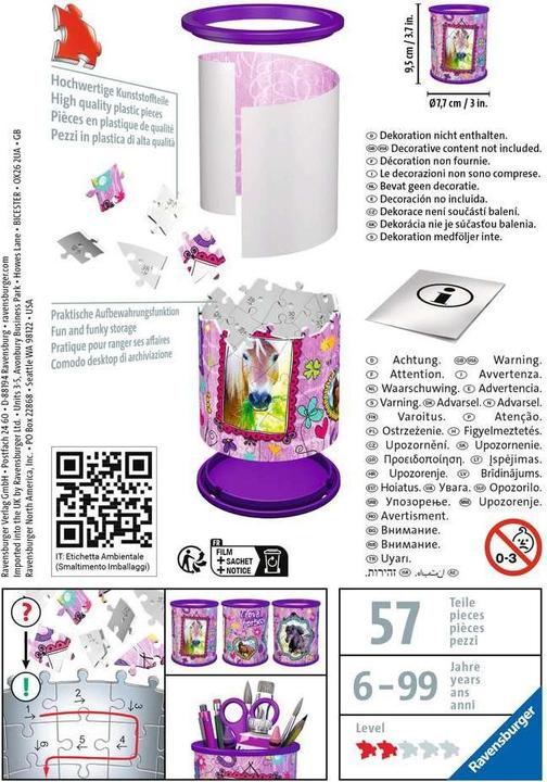 Produktbild Ravensburger Utensilo Pferde (54 Teile)