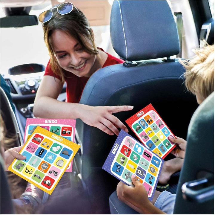 Productafbeelding Ses Reisspel Raamsticker Bingo (Duits, Frans, Italiaans, Engels)