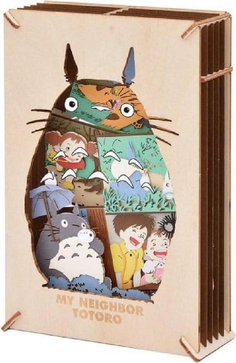 Image du produit Ensky Ghibli - Mon Voisin Totoro - Théâtre de papier style bois Silhouette de Totoro