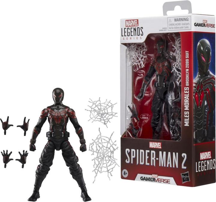 Produktbild Hasbro Spider-Man 2 Marvel Legends Gamerverse Actionfigur Miles Morales (Brooklyn 2099 Suit) 15 cm