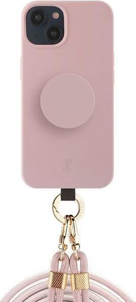 Produktbild Just Elegance Necklace Cover mit PopSockets 3in1 Case Rose (Apple iPhone 15)