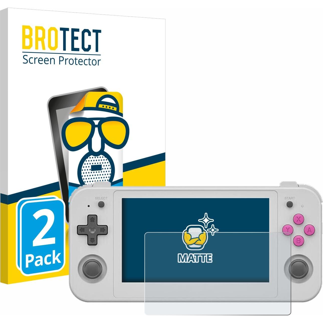 BROTECT Entspiegelungs-Schutzfolie Displayschutz Matt, Weiteres Gaming Zubehör, Grau