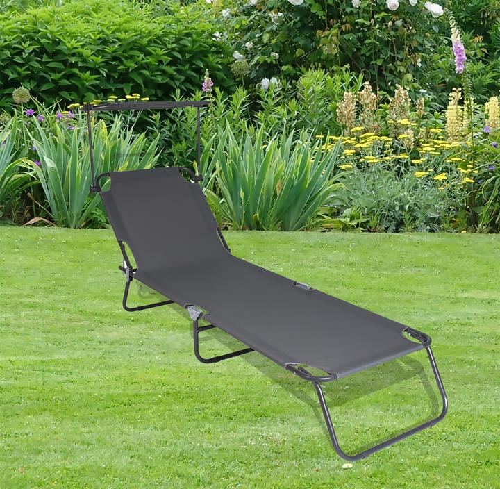 Actual product image VCM Sun lounger (185 cm)