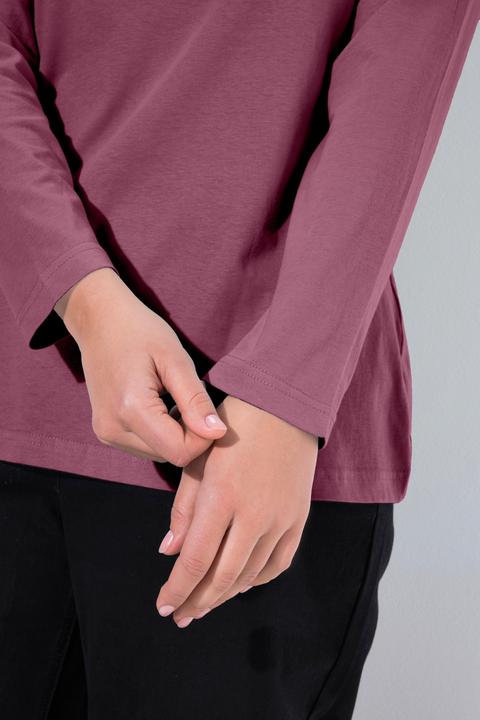 Produktbild Ulla Popken Shirt, Slim, Rundhalsausschnitt, Langarm (60)