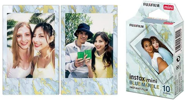 Actual product image Fujifilm Instax Mini Film Blue Marble (Instax Mini)