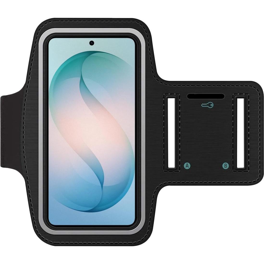 SmartFitness Handy Sport Armband, Fascia da braccio per smartphone, Nero, Trasparente