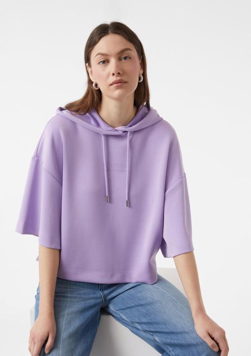 Produktbild Comma Sweatshirt Relaxed-Fit-Sweatshirt im Kimono-Stil mit 3-/4-Ärmeln (46)