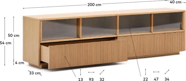 Produktbild Kave Home Helvine (200 x 40 x 54 cm)