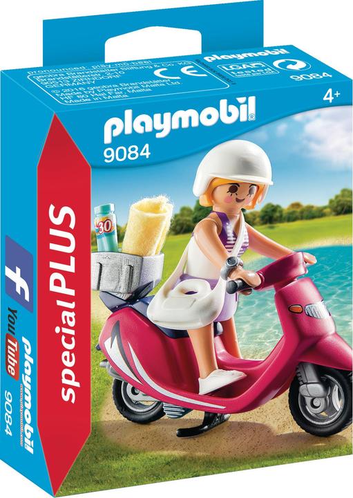 Actual product image Playmobil Beach girl with scooter (9084, Playmobil Special Plus)