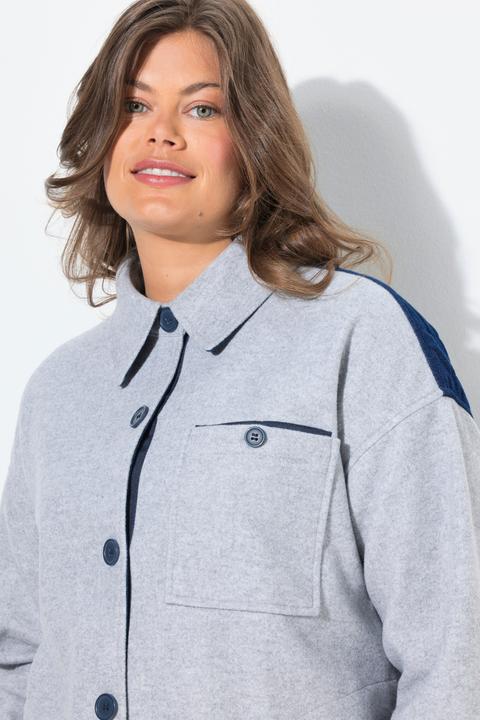 Immagine prodotto Laurasøn Giacca a camicia di flanella con maniche lunghe (50)