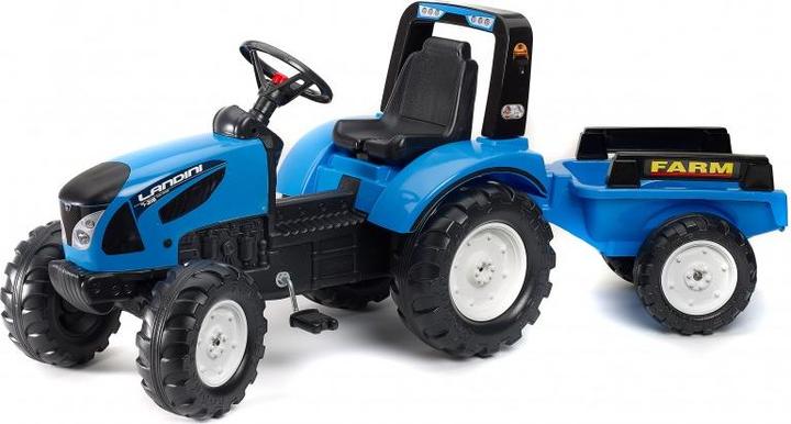 Falk Toys Trattore a pedali con rimorchio Kubota