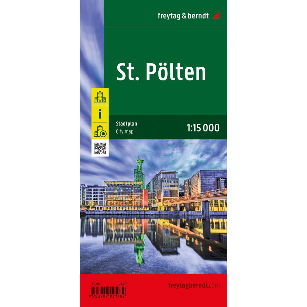 St. Pölten, Stadtplan und Bezirkskarte, Landkarte