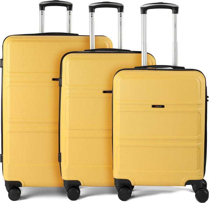Benzi 5739 4 Rollen Kofferset 3-teilig (188 l)