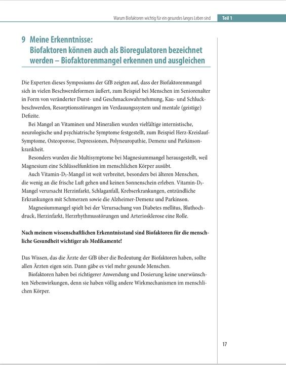 Image du produit Biofaktoren für gesundes Altern (Allemand, Charles Hecht, 2024)