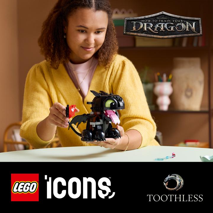 Actual product image LEGO Drachenzähmen Leicht Gemacht: Ohnezahn (LEGO Icons)