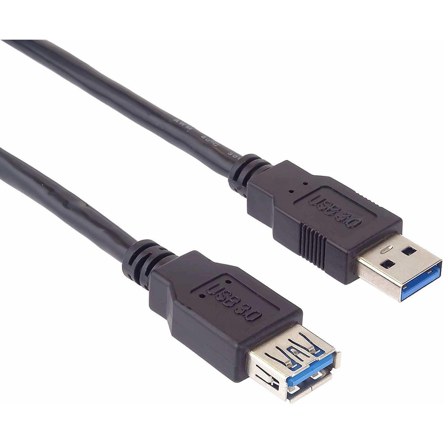 PremiumCord USB-A - USB-A USB cable 3 m black (ku3paa3bk) (3 m, USB 3.2 Gen 1), USB Kabel