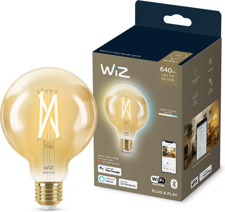 Image du produit WiZ Filament vintage (E27, 6.70 W, 640 lm, 1 x, E)