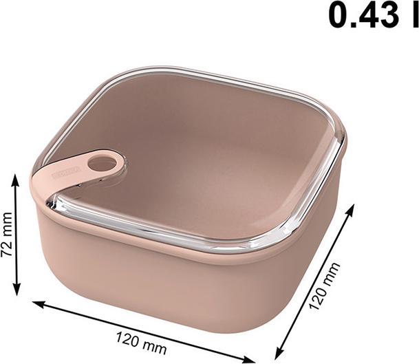 Actual product image Rotho Fresh can Ela square 0,425l ro (0.43 l)