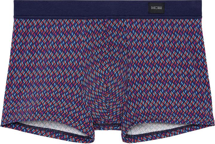 Blau, Navy, red print