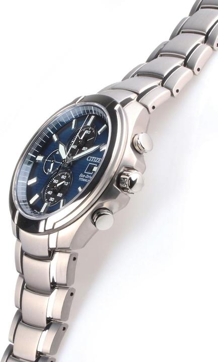 Actual product image Citizen CA0700-86L Eco-Drive Super Titanium Chrono 43mm 10ATM (Chronograph, 43 mm)