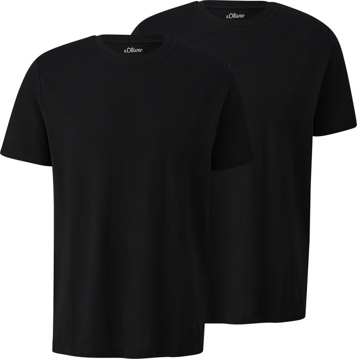 Immagine prodotto S.Oliver T-Shirt Basic-T-Shirt aus Baumwolle im 2er-Pack (XL)