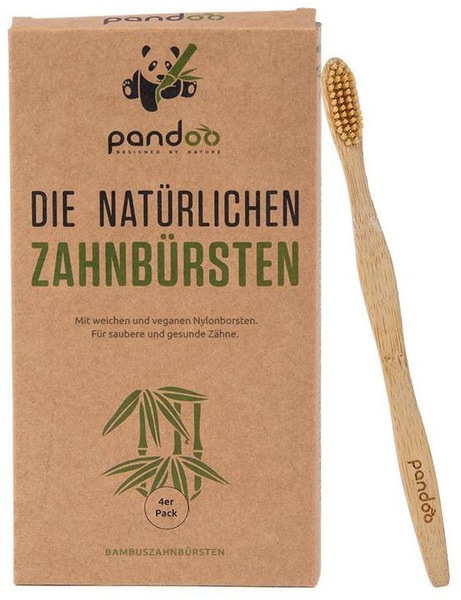 Produktbild Pandoo Kinder-Zahnbürste (Weich, 4 x)