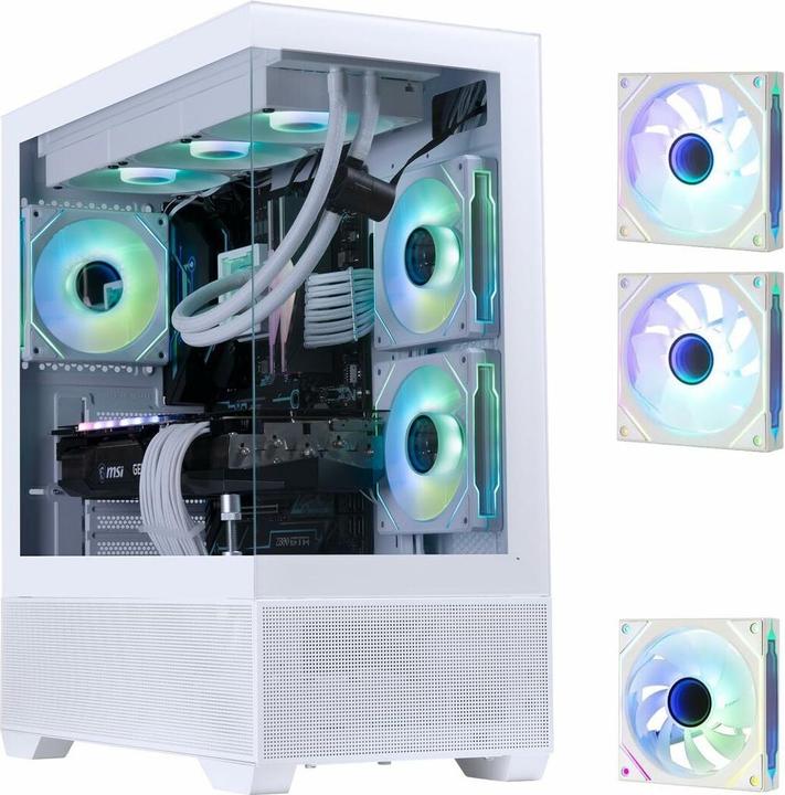 BitFenix ATX Semi-Tower Gehäuse CETO Basic Weiss (ATX)