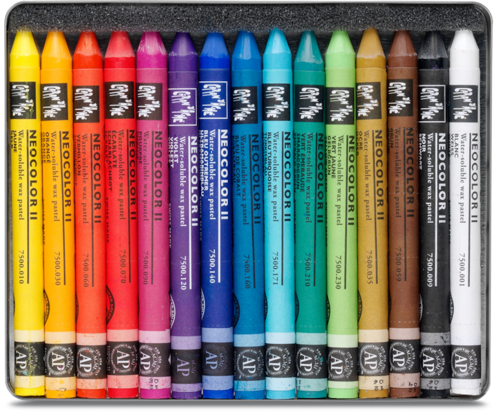Image du produit Caran d'Ache Neocolor II Aquarelle Metallschachtel (Multicolore, 15 x)