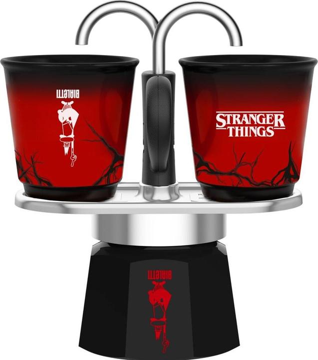 Productafbeelding Bialetti Espressokanne Stranger Things, mit 2 Espressotassen (2 Kopjes)