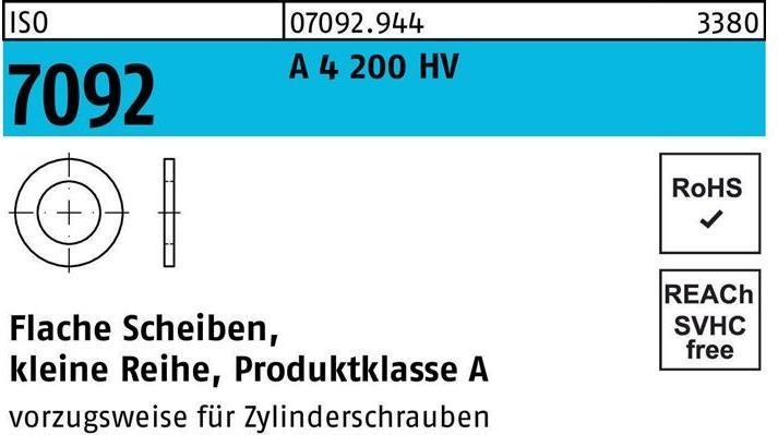 Actual product image Flat washer ISO 7092