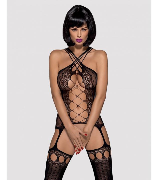Actual product image Obsessive Ouvert Bodystocking (S, M, L)