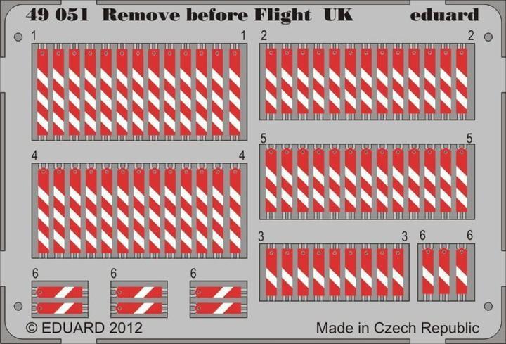 Actual product image Eduard Remove before flight UK