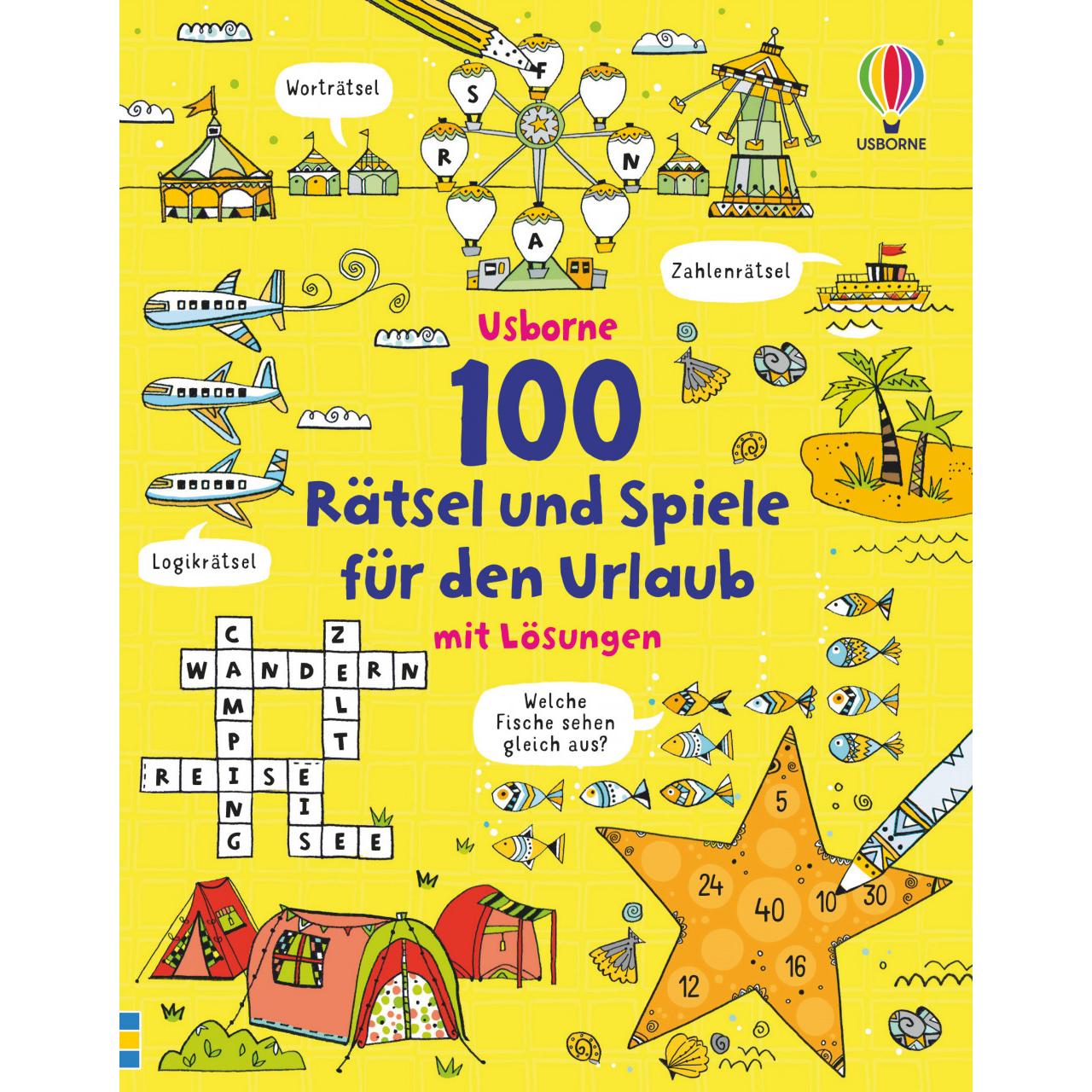 100 Rätsel und Spiele für den Urlaub, Kinderbücher von Phil Clarke