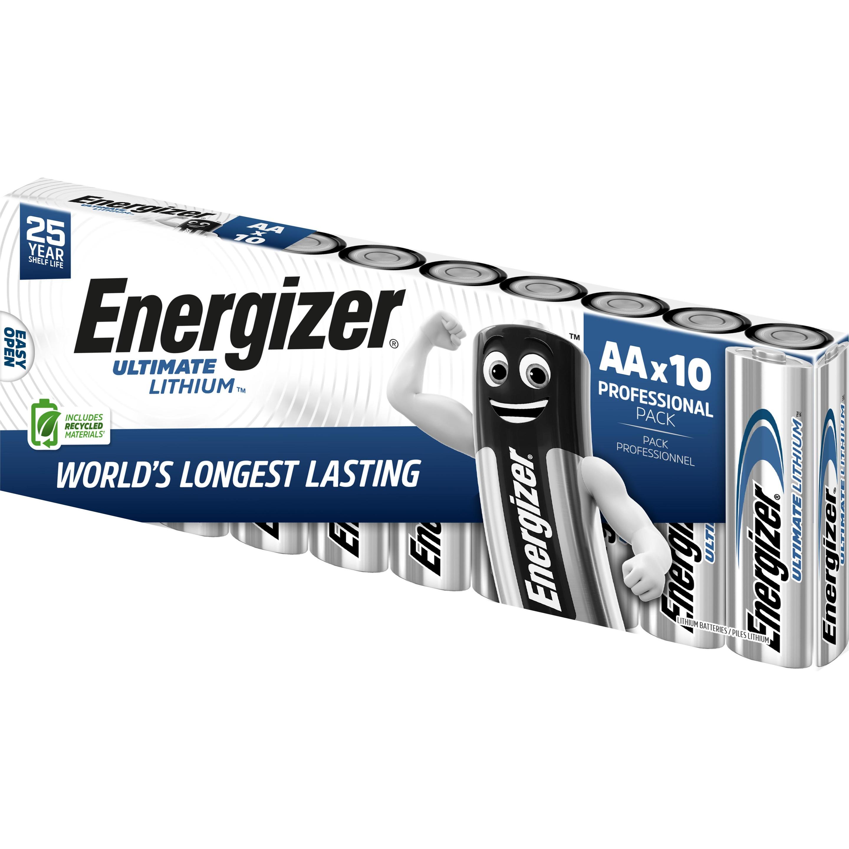 Thumbnail - Energizer Ultimate Lithium (10 Stk., AA, 3000 mAh), Batterien + Akkus