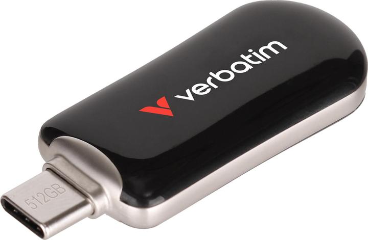 Immagine prodotto Verbatim Plectra Black 512GB USB-C Flash Drive 30227 (512 GB, USB 3.2)