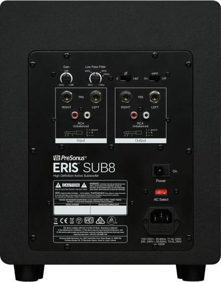 Produktbild PreSonus Eris Sub 8 BT (Subwoofer aktiv, 1 Stk., 1x 50 W)