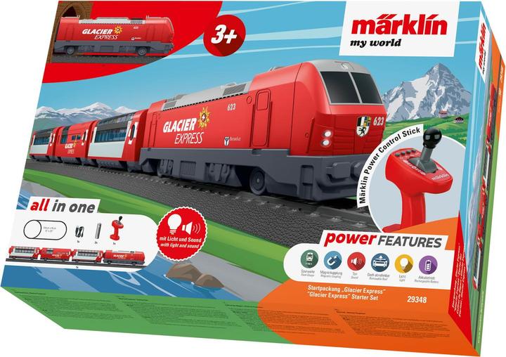 Actual product image Märklin World 29348 H0 Glacier Express starter pack (Track H0)