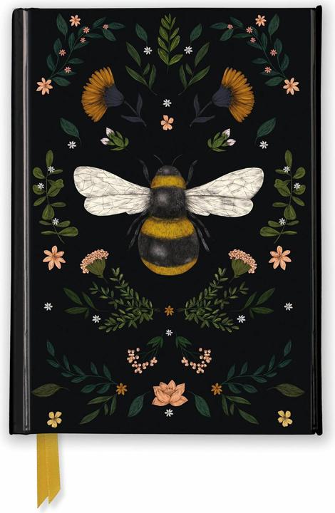 Image du produit Jade Mosinski : Botanical Bee (Foiled Pocket Journal) (A6, À rayures, Couverture rigide)