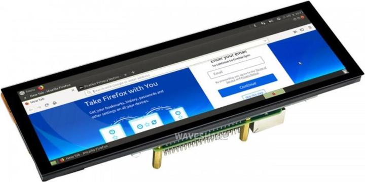 Actual product image WaveShare 7.9inch HDMI Capacitive Touch Display 400x1280