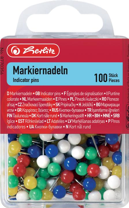 Produktbild Herlitz 100 Markiernadeln 8770356
