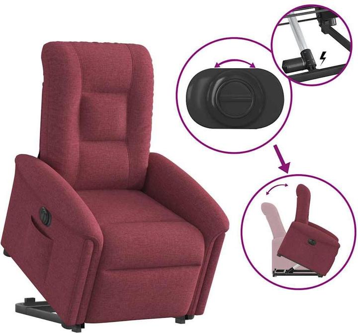 Image du produit vidaXL Relaxsessel mit Aufstehhilfe