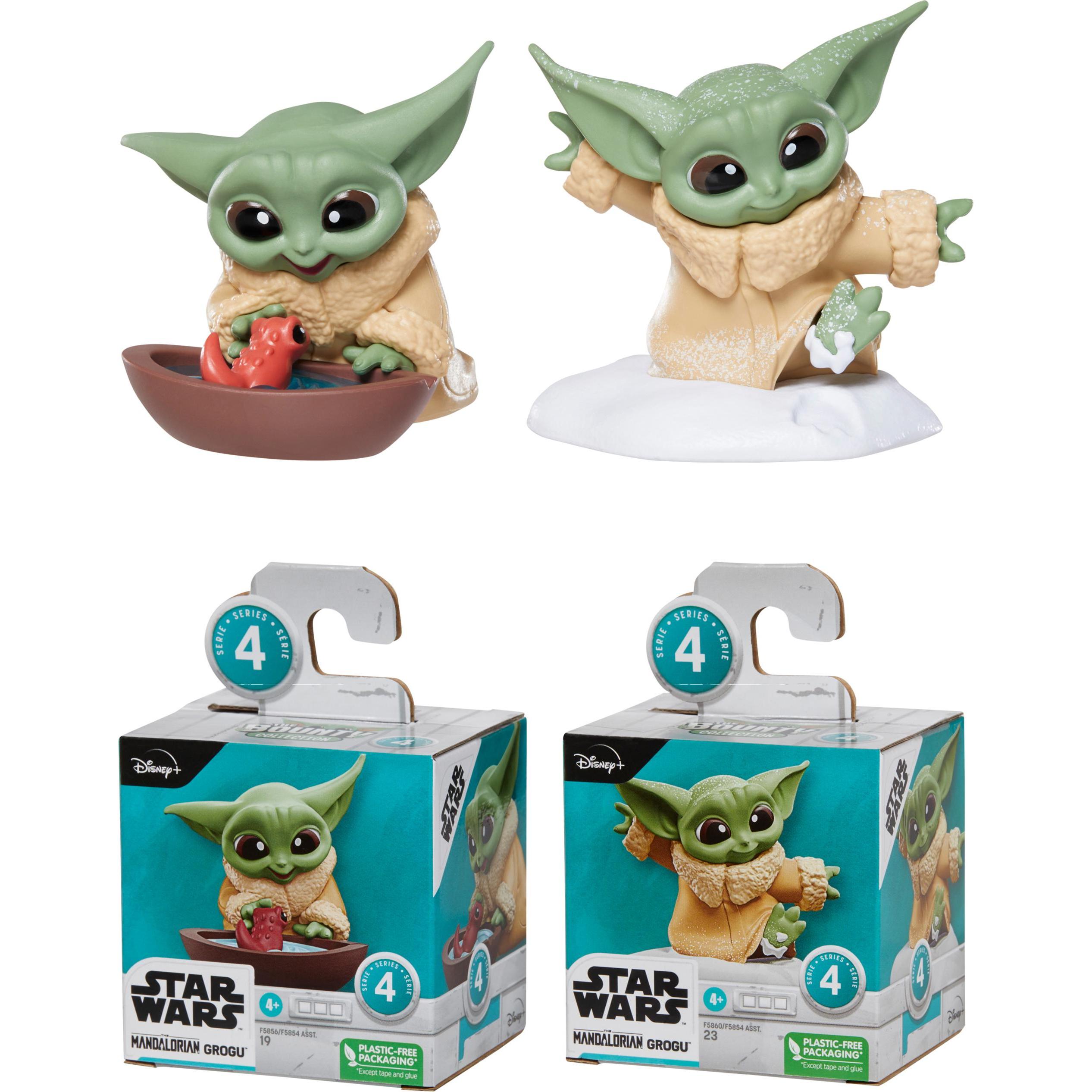 Thumbnail - Hasbro The Bounty Collection Serie 4 Grogu 2er-Pack, Kaulquappen-Freund und Schneewanderung, für