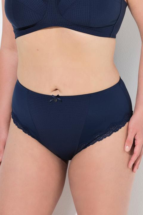 Actual product image Ulla Popken Textured Midi Briefs (50, 52)
