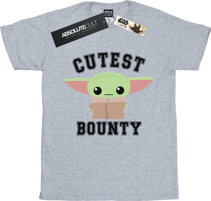 Immagine prodotto Star Wars The Mandalorian Cutest Bounty Maglietta Uomo (L)