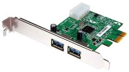 Actual product image Transcend CARTE PCI-EXPRESS TS-PDU3 USB 3.0 - 2 PORTS EXTERNES